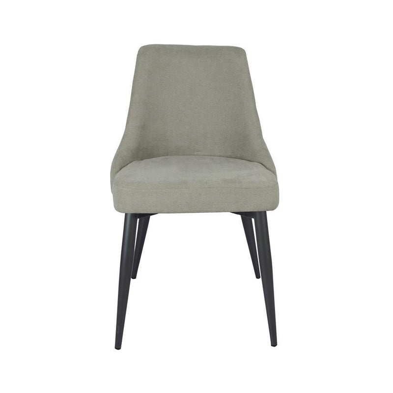 Cosmo Upholstered Curved Back Side Chairs (Set of 2) - Furniture Center (NY)