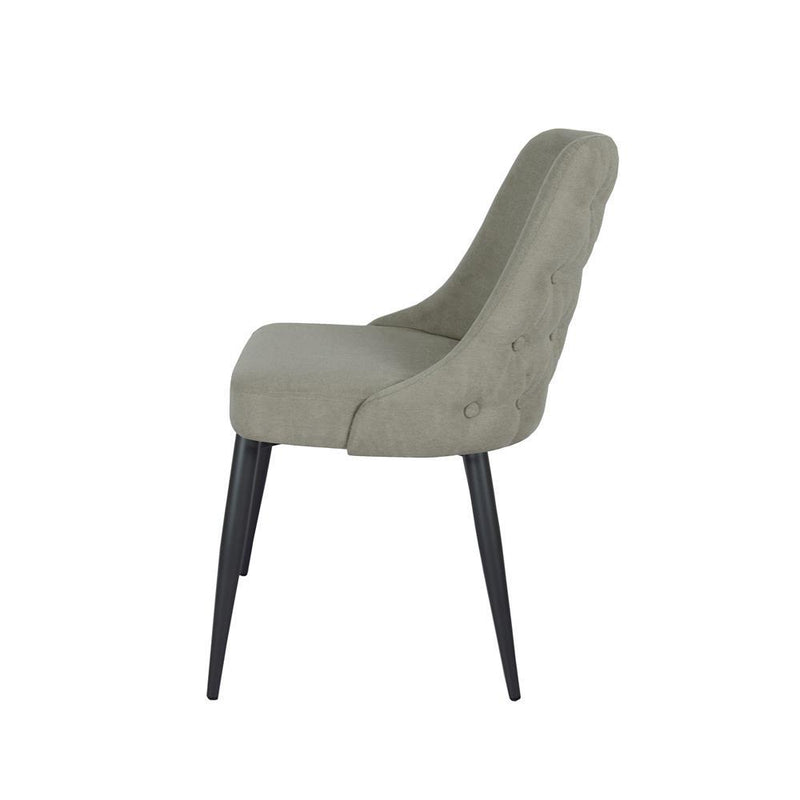Cosmo Upholstered Curved Back Side Chairs (Set of 2) - Furniture Center (NY)