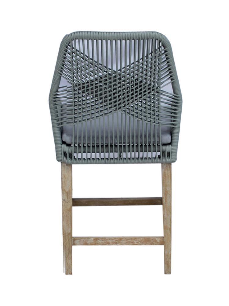 Nakia Woven Rope Back Counter Height Stools (Set of 2) - Furniture Center (NY)