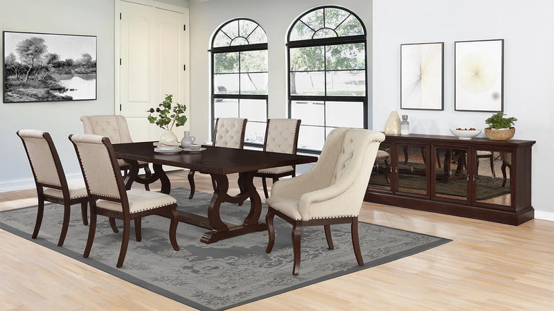 Brockway 4-door Server Antique Java - Furniture Center (NY)
