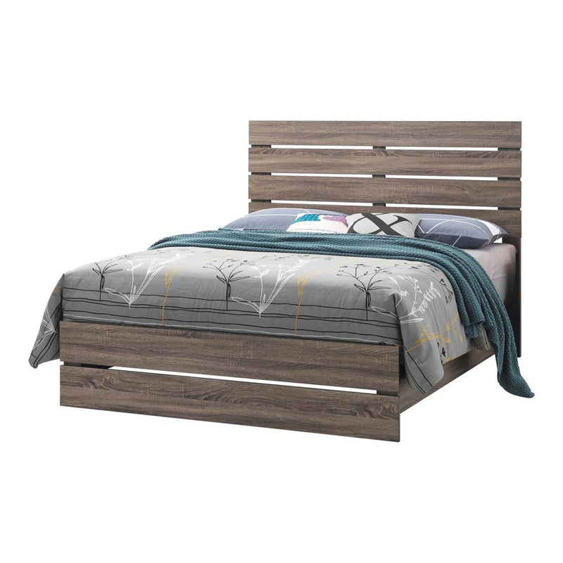 Brantford Queen Storage Bed Barrel Oak - Furniture Center (NY)
