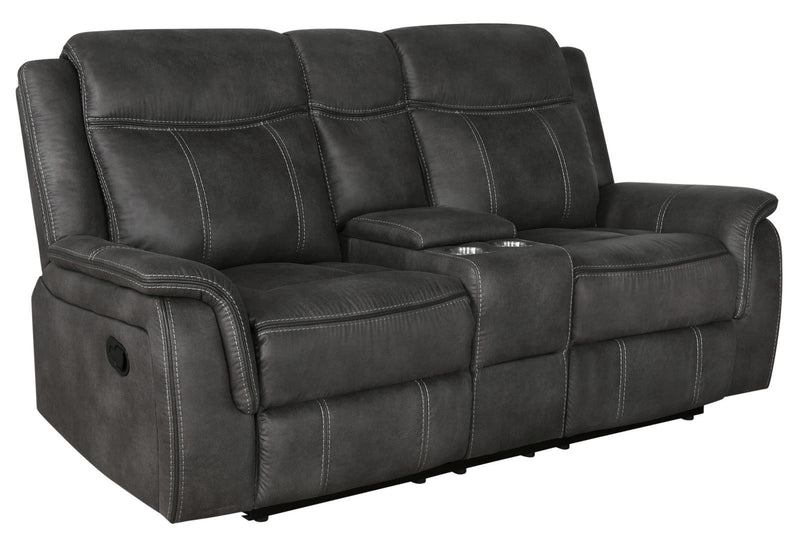 Lawrence Upholstered Tufted Back Motion Loveseat - Furniture Center (NY)
