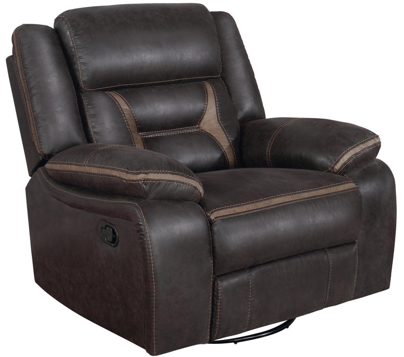Greer Upholstered Tufted Back Glider Recliner - Furniture Center (NY)