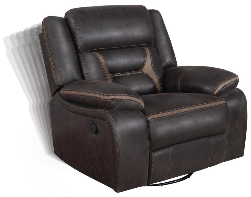 Greer Upholstered Tufted Back Glider Recliner - Furniture Center (NY)