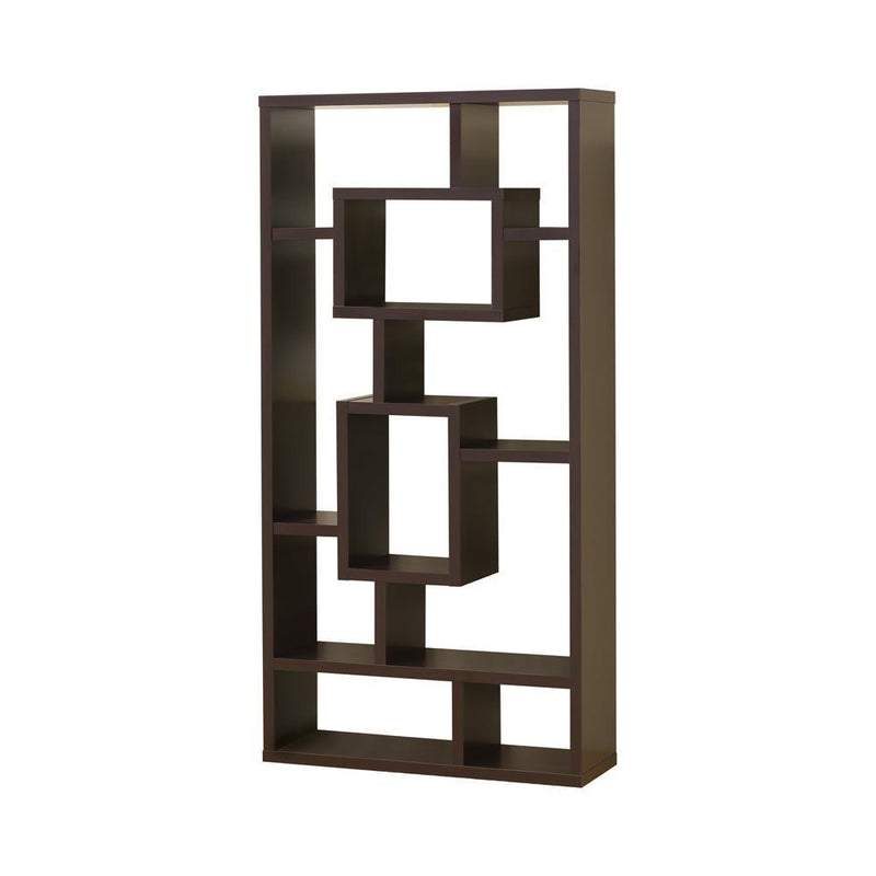 Corey 71-inch 8-shelf Bookcase Cappuccino - Furniture Center (NY)