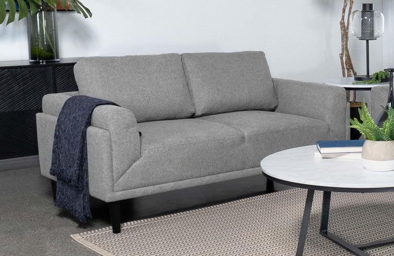 Rilynn Upholstered Track Arms Loveseat - Furniture Center (NY)