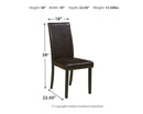 Kimonte Dining Chair Set - Furniture Center (NY)