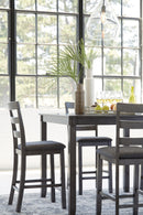 Bridson Counter Height Dining Table and Bar Stools (Set of 5) - Furniture Center (NY)