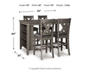 Caitbrook Counter Height Dining Package - Furniture Center (NY)