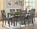 Caitbrook Dining Table and Chairs (Set of 7) - Furniture Center (NY)