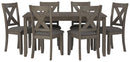 Caitbrook Dining Table and Chairs (Set of 7) - Furniture Center (NY)
