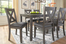 Caitbrook Dining Table and Chairs (Set of 7) - Furniture Center (NY)
