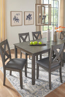 Caitbrook Dining Table and Chairs (Set of 7) - Furniture Center (NY)