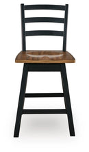 Wildenauer Counter Height Swivel Barstool - Furniture Center (NY)