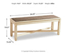 Bolanburg Dining Bench - Furniture Center (NY)