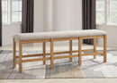 Havonplane 72" Counter Height Dining Bench - Furniture Center (NY)