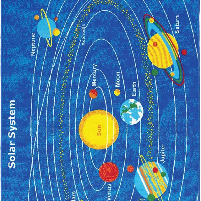 Abbey Solar System 4' 9" X 6' 9" Area Rug - Furniture Center (NY)