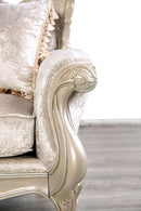 Acapulco White & Espresso Sofa - Furniture Center (NY)
