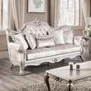 Acapulco White & Espresso Sofa - Furniture Center (NY)