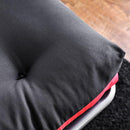 Aksel Black/Red Futon Mattress, Black, Red & Gray - Furniture Center (NY)