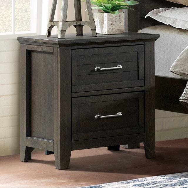 ALAINA Night Stand With USB Plug - Furniture Center (NY)