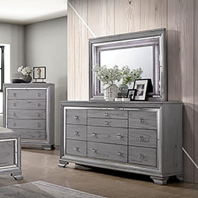 Alanis Light Gray Dresser - Furniture Center (NY)