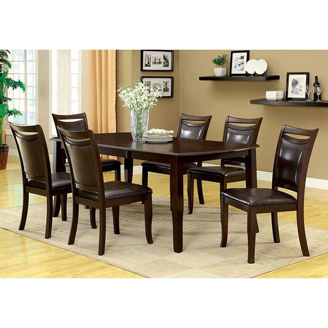 Woodside Dark Cherry/Espresso Side Chair (2/CTN) - Furniture Center (NY)