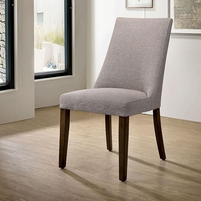 Woodworth Walnut Padded Side Chair (2/CTN) - Furniture Center (NY)