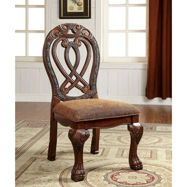 WYNDMERE Cherry Side Chair (2/CTN) - Furniture Center (NY)