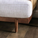 ALESUND Sofa, Beige/Light Oak, Natural & Brown - Furniture Center (NY)