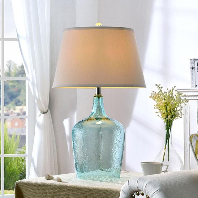 Alex Blue 27"H Table Lamp - Furniture Center (NY)