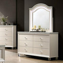 ALLIE Mirror Beige & Rose Gold - Furniture Center (NY)