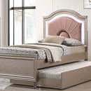 Allie Bed Beige & Pink - Furniture Center (NY)