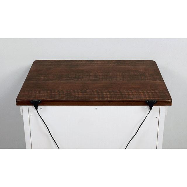 ALYSON Night Stand w/ USB Plug - Furniture Center (NY)