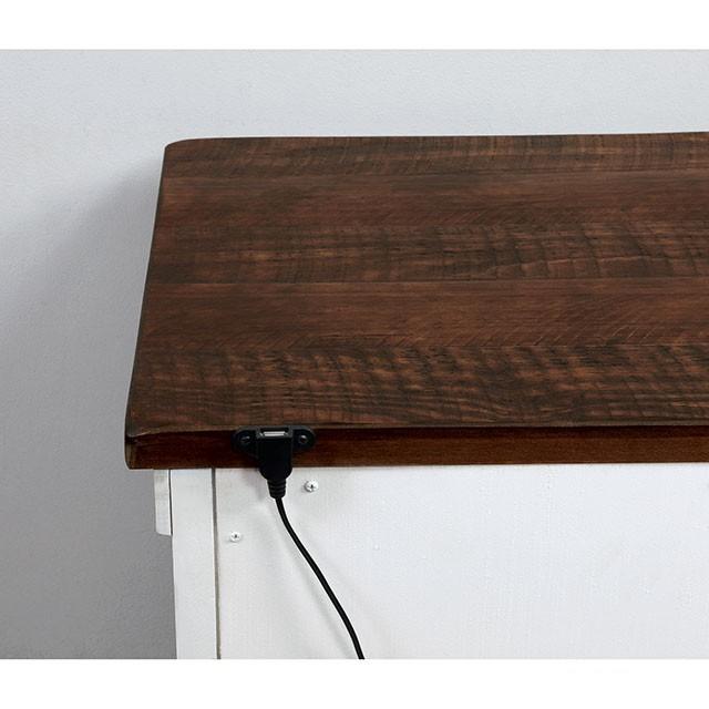 ALYSON Night Stand w/ USB Plug - Furniture Center (NY)