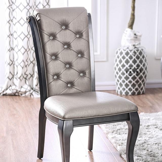 Amina Gray Side Chair (2/CTN) - Furniture Center (NY)