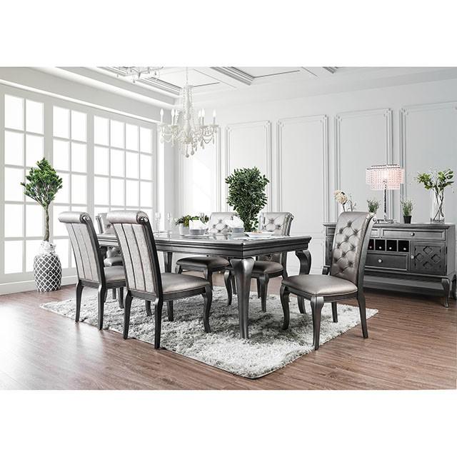 Amina Gray Side Chair (2/CTN) - Furniture Center (NY)