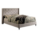 Anabelle E.King Bed Purple & Natural - Furniture Center (NY)