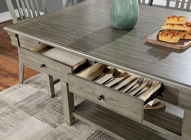 ANAYA Counter Ht. Table, Gray - Furniture Center (NY)