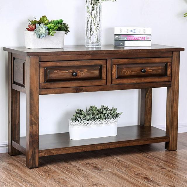 Annabel Walnut Sofa Table - Furniture Center (NY)