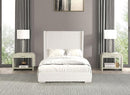 Cadwell E.King, Queen, & Full Bed White, Gray, & Black - Furniture Center (NY)