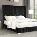 Cadwell Bed Black, Grey, Pink & White - Furniture Center (NY)