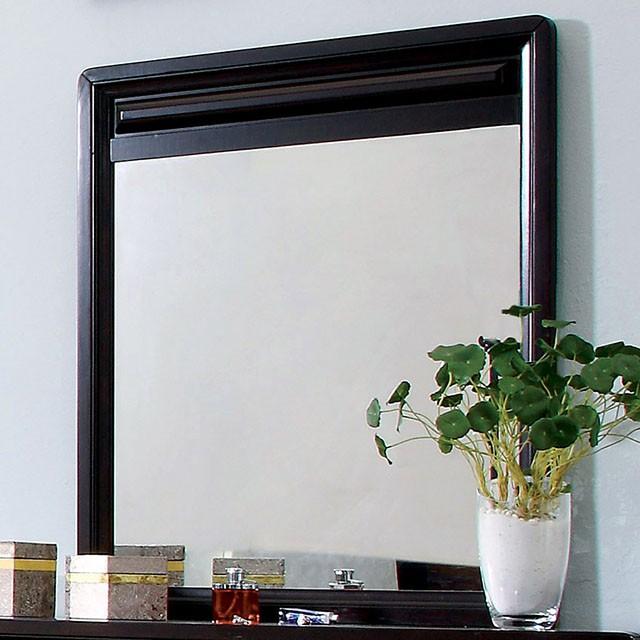 Yorkville Espresso Mirror - Furniture Center (NY)