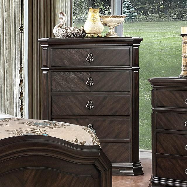 Calliope Espresso Chest - Furniture Center (NY)