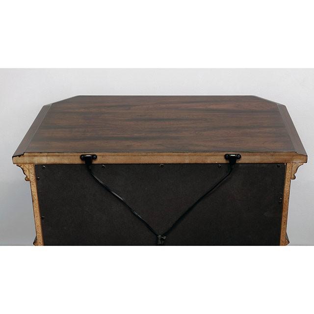 Calliope Espresso Night Stand - Furniture Center (NY)