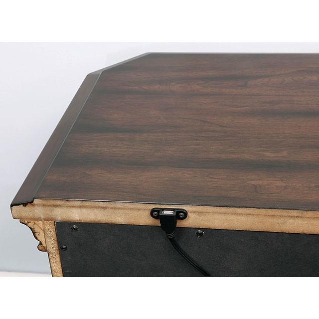 Calliope Espresso Night Stand - Furniture Center (NY)