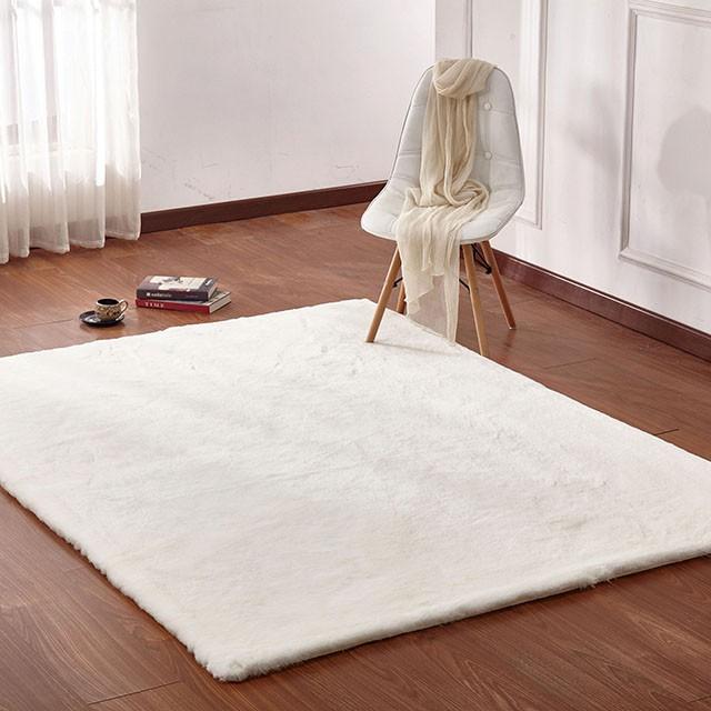 Caparica Off White 5' X 7' Area Rug - Furniture Center (NY)