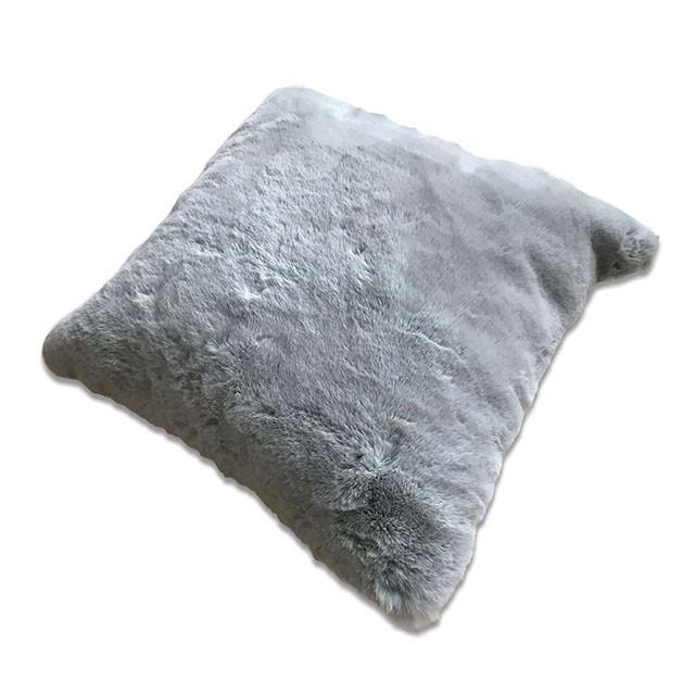 Caparica Silver 20" X 20" Pillow, Silver - Furniture Center (NY)