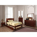 Cara Cherry Twin Bed - Furniture Center (NY)