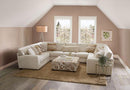 CARLETON Sectional, Ivory/Tan - Furniture Center (NY)